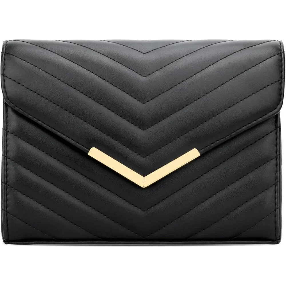 Women Vegan Leather Evening Clutch Purse Crossbody Bag for Party Gift